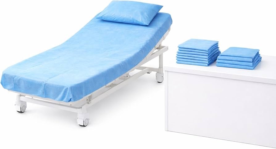Disposable bed sheets and medical covers made from non-woven fabric