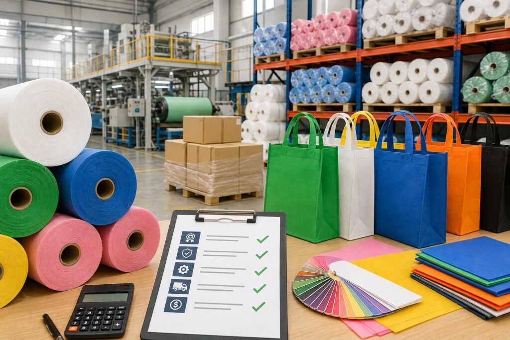 non woven bag raw material supplier