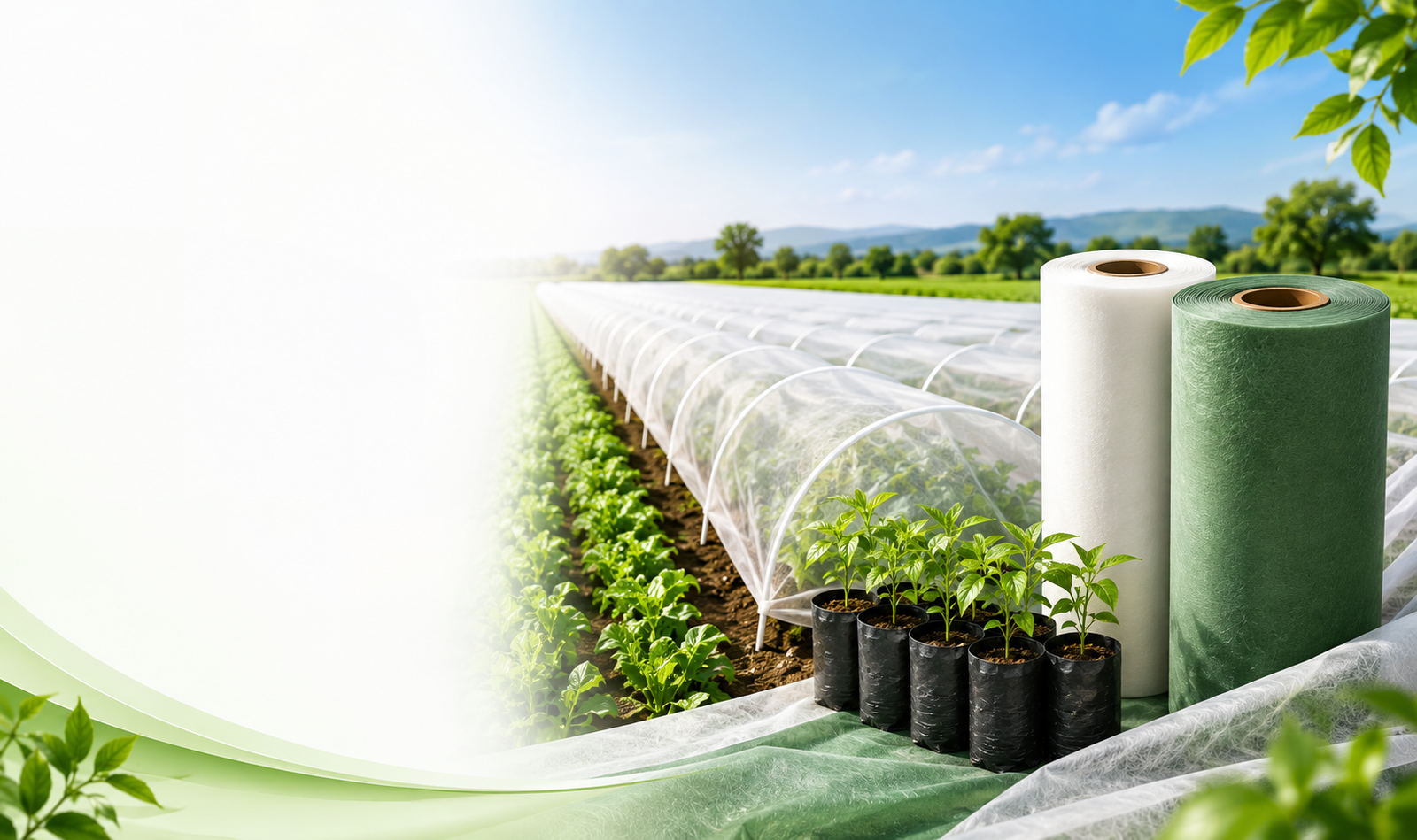 PP spunbond non-woven fabric rolls used for agricultural crop protection