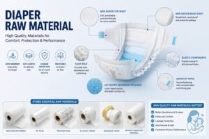 Diaper Raw Material Supplier in India