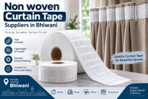 Discover reliable **Non Woven Curtain Tape Suppliers in Bhiwani** offering durable, high-quality curtain tapes for homes, hotels, offices, and commercial applications.