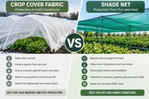 Crop Cover Fabric vs Shade Net